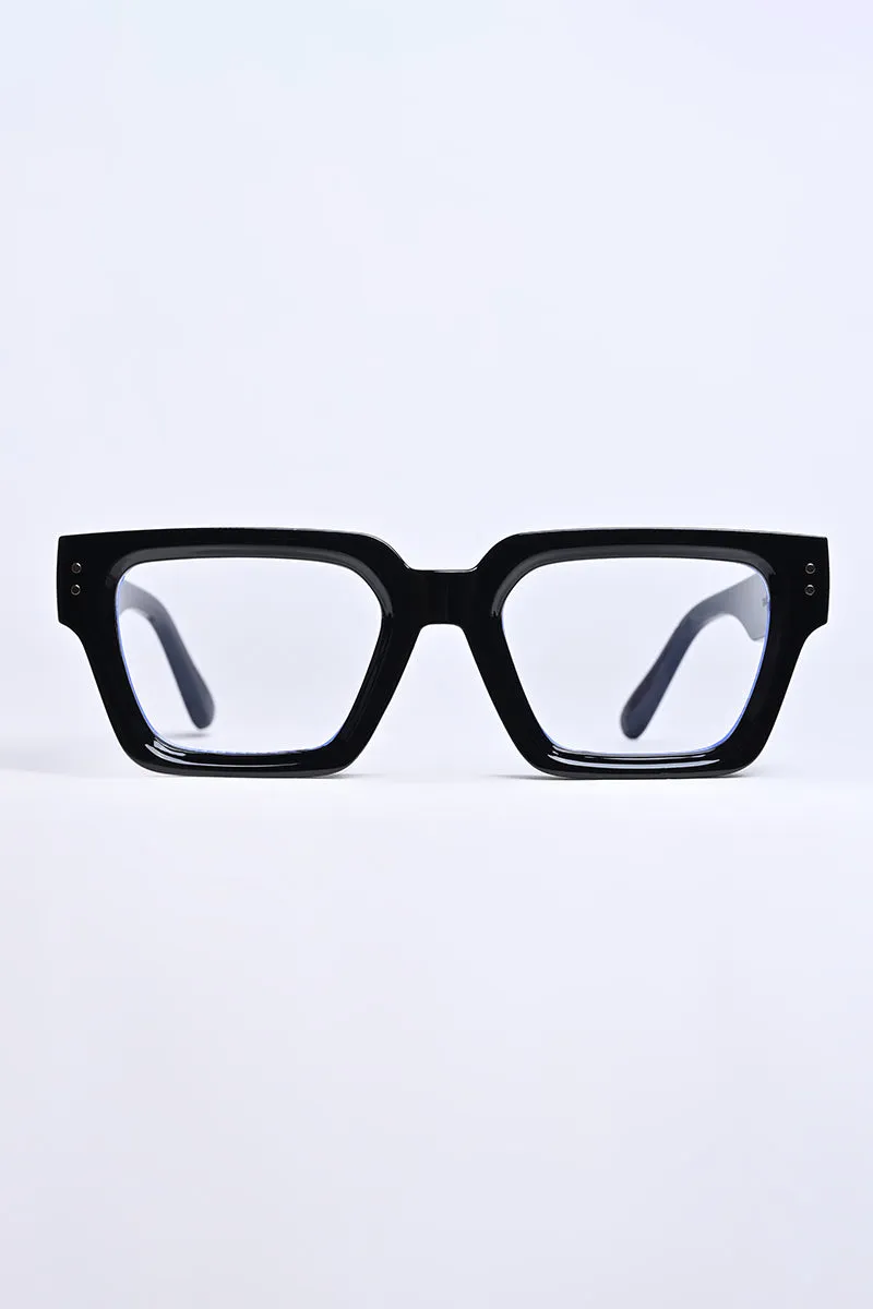 Bold Square Black Sunglasses