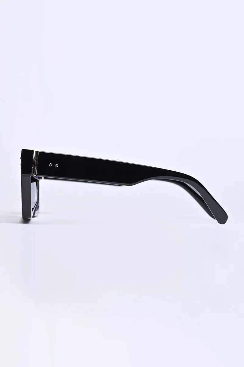 Bold Square Black Sunglasses