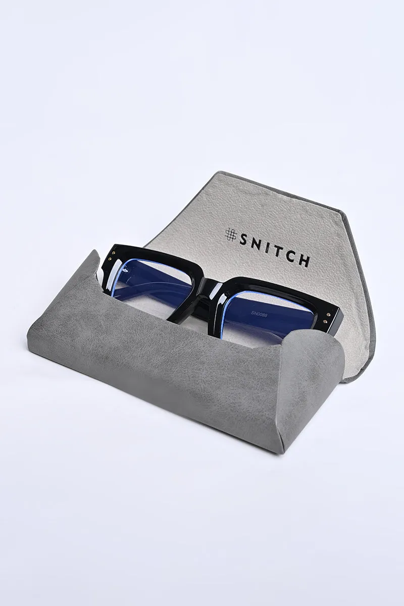 Bold Square Black Sunglasses