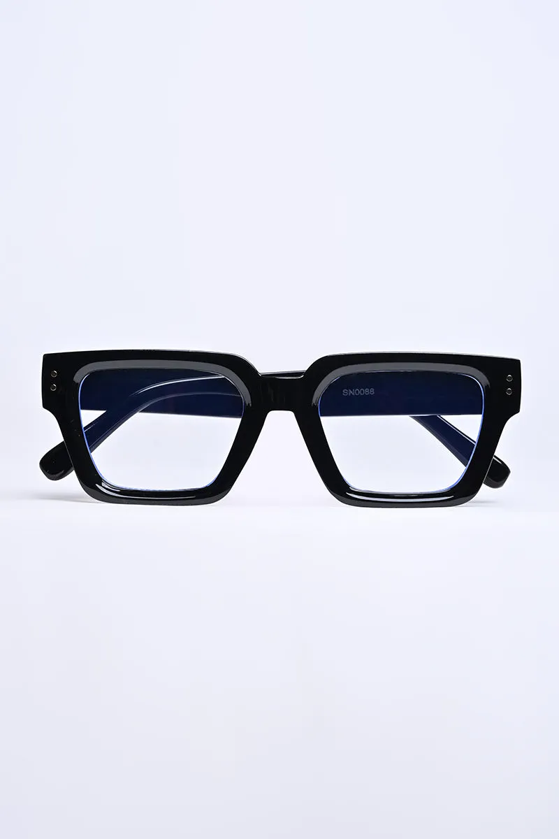 Bold Square Black Sunglasses