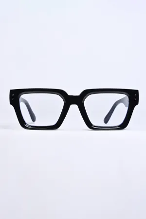 Bold Square Black Sunglasses