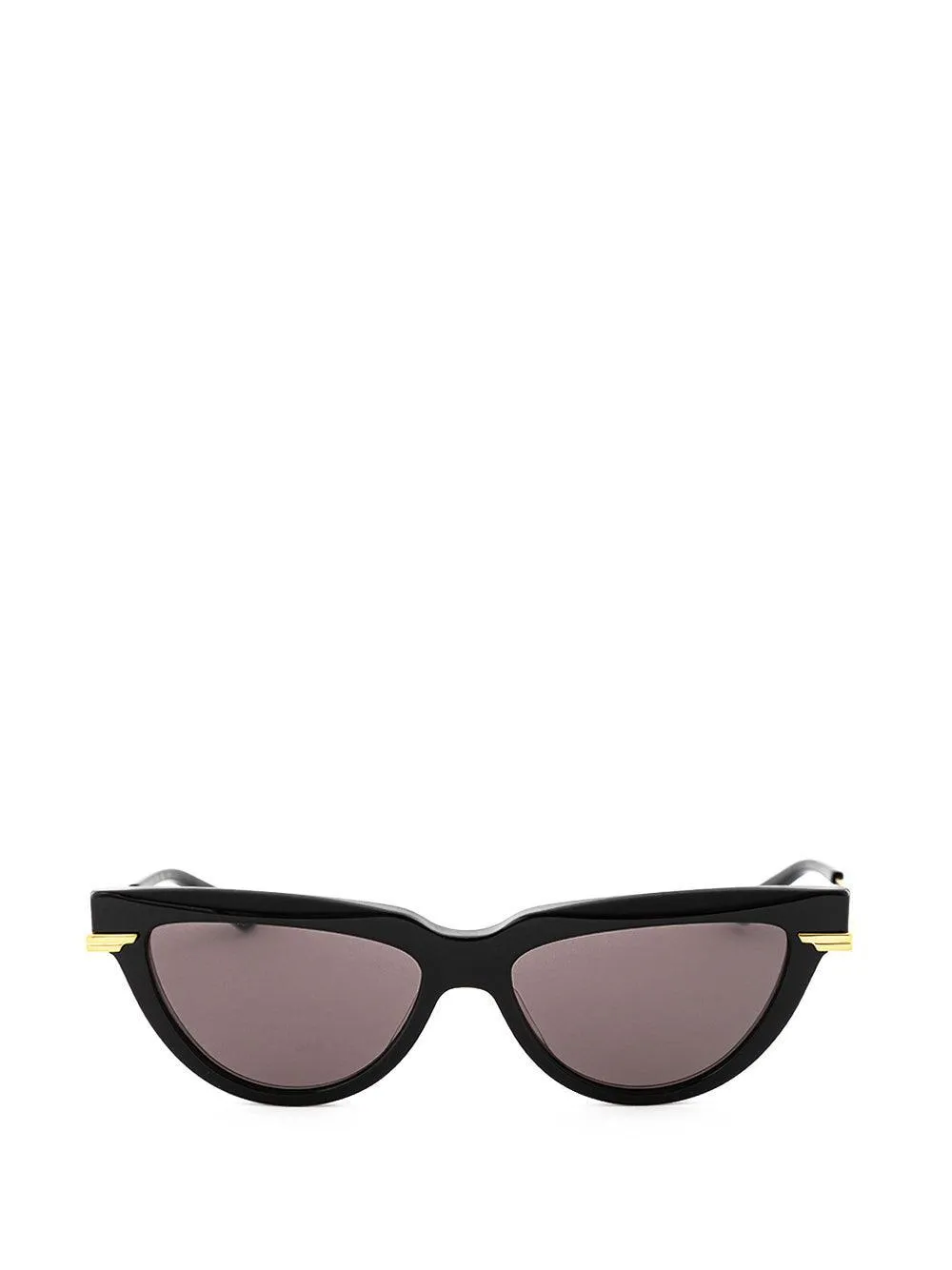 Bottega Veneta Black Sunglasses with Golden Details