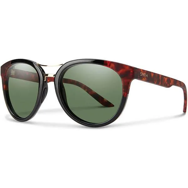 Bridgetown - Black Havana Block/ChromaPop Polarized Grey-Green