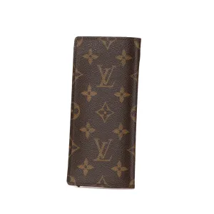Brown Louis Vuitton Monogram Eyeglasses Case