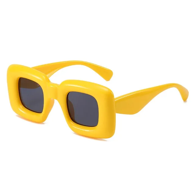 Bubble Frame Rectangular Sunglasses