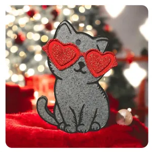Bug and Bean - Seeing Hearts Cat Freshie
