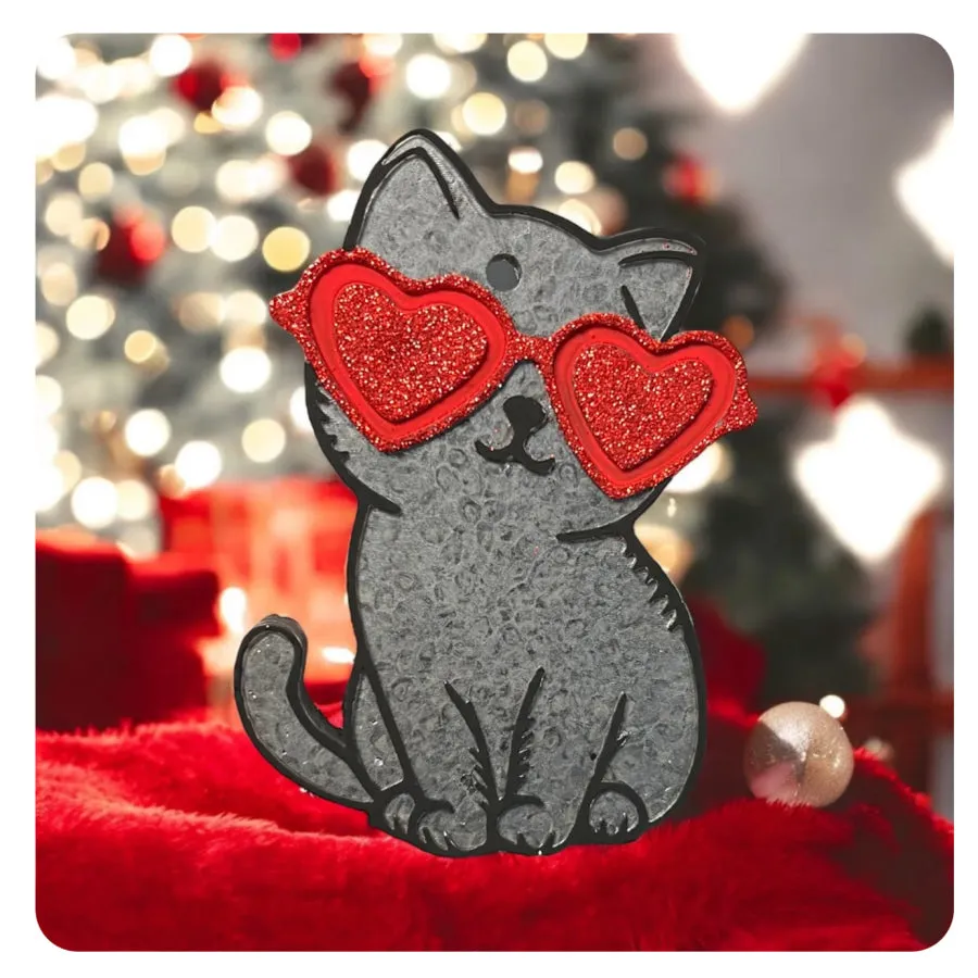 Bug and Bean - Seeing Hearts Cat Freshie