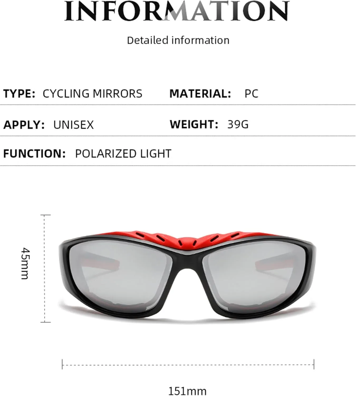 bullabulling Polarized Sports Sunglasses for Men UV400 Protection Glasses Womens Wrap Around Goggles Cycling Driving