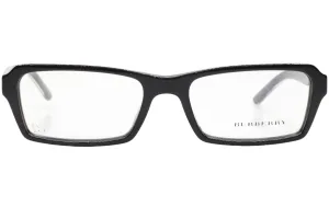 Burberry BE2104 3286 Black Silver Italy Luxury Eyeglasses 52mm