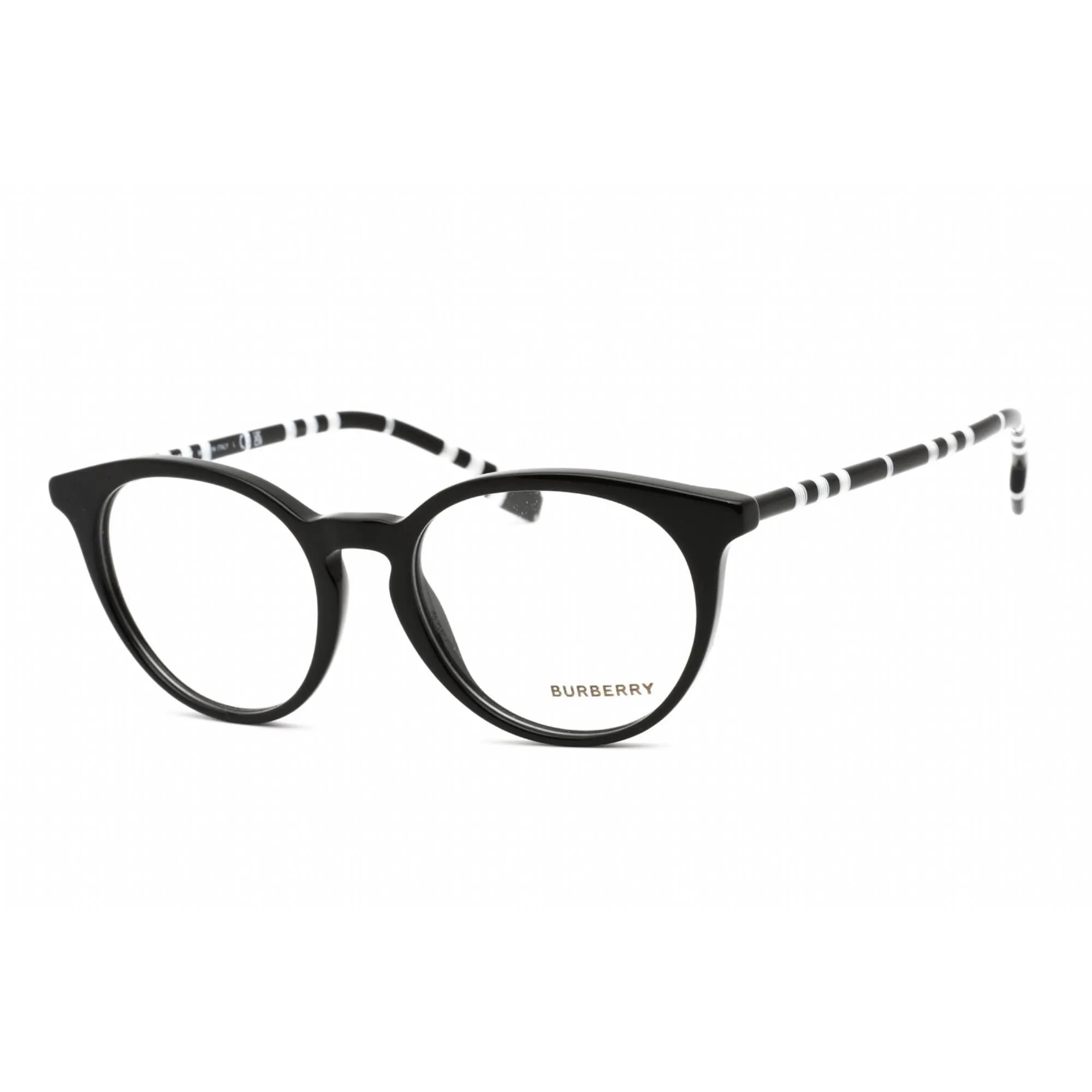 Burberry Women's Eyeglasses - Full Rim Oval Shape Black Plastic Frame | 0BE2318 4007