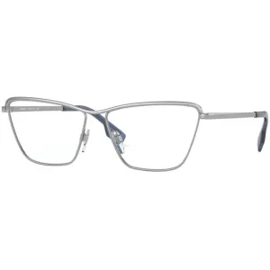 Burberry Women's Eyeglasses - Gunmetal Metal Cat Eye Frame | BURBERRY 0BE1343 1003