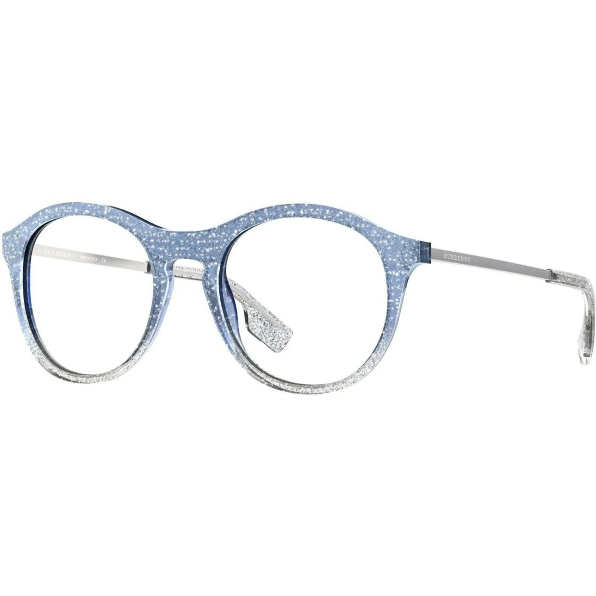 Burberry Women's Eyeglasses - Top Glitter On Gradient Blue | BURBERRY 0BE2287 3772
