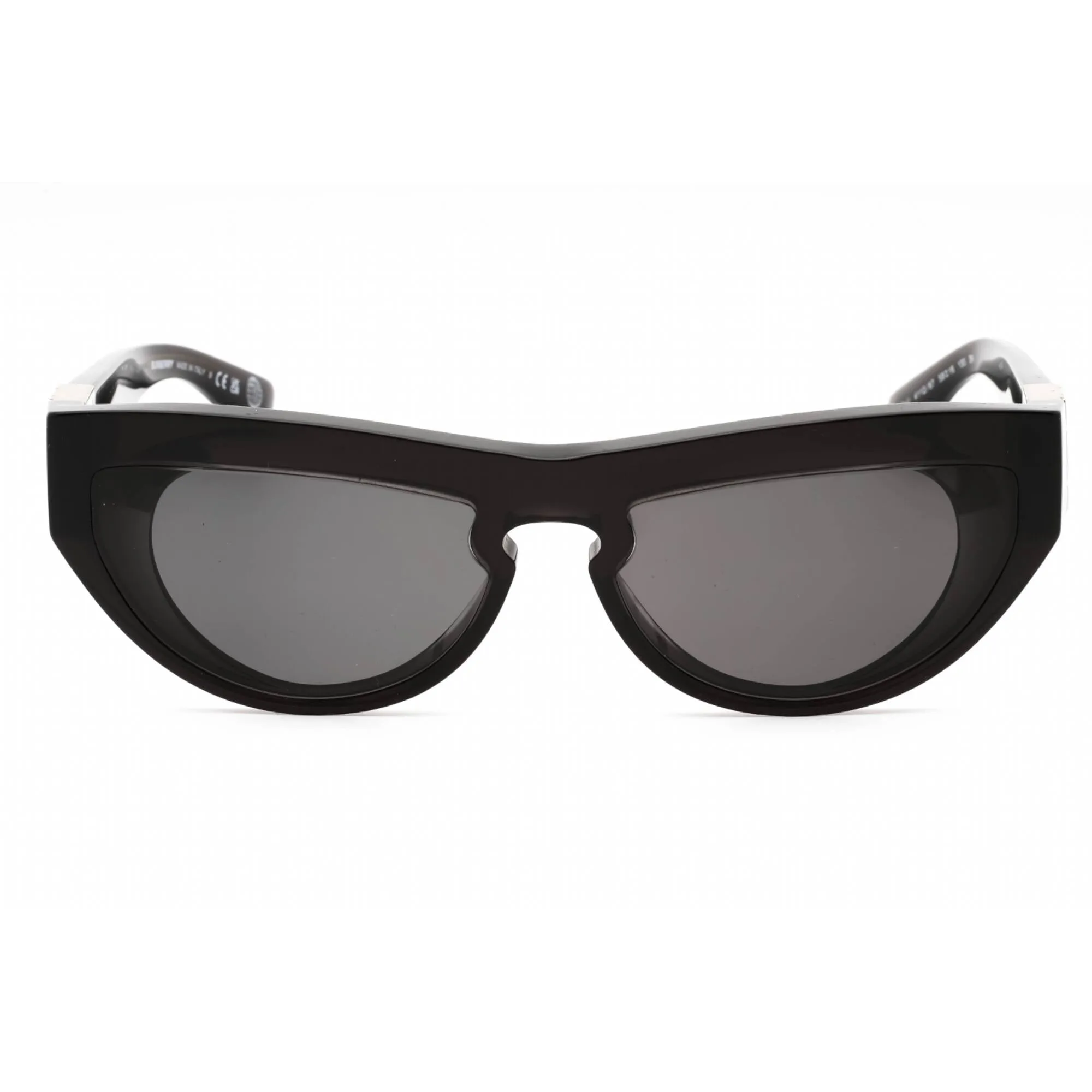 Burberry Women's Eyeglasses - Transparent Grey Plastic Cat Eye Frame | 0BE4422U 411287