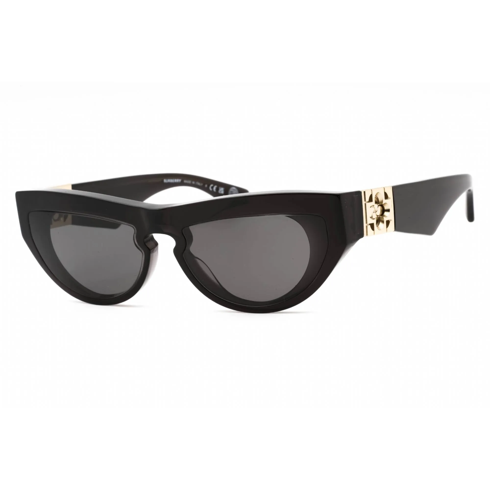 Burberry Women's Eyeglasses - Transparent Grey Plastic Cat Eye Frame | 0BE4422U 411287