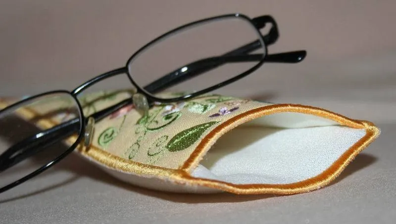 Butterfly Blue Eyeglass Cases