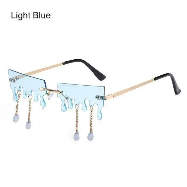 Butterfly Rimless Sunglasses