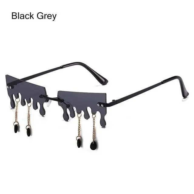 Butterfly Rimless Sunglasses