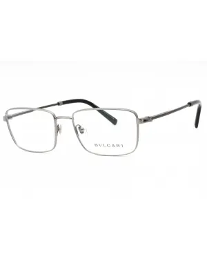 Bvlgari  BV6111B Silver Metal Frame Eyeglasses  Authentic  BV6111B Rectangular Eyeglasses - Silver  Designer Eyeglasses  BV6111B Silver Metal Frame