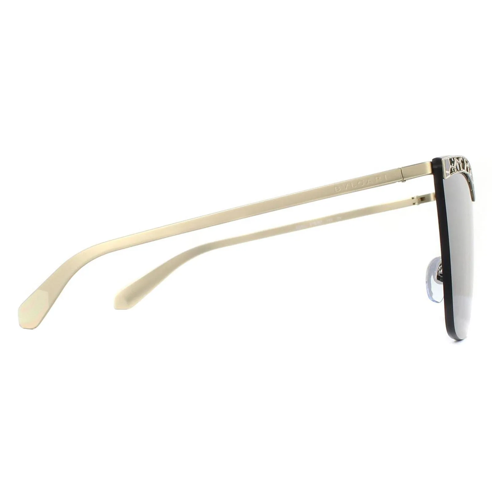 Bvlgari Sunglasses BV6093 278/87 Pale Gold and Black Grey