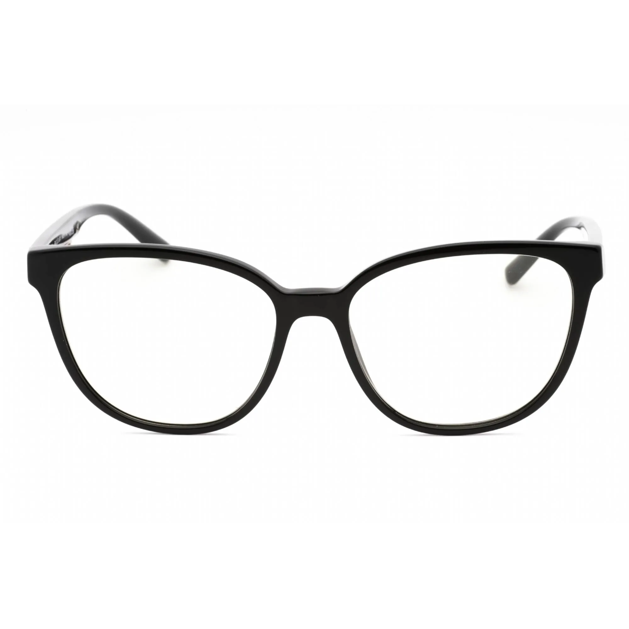Bvlgari Women's Eyeglasses - Black Plastic Full Rim Cat Eye 53mm Frame | 0BV4219 5518