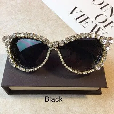 Caitlin Crystal Frame Sunglasses
