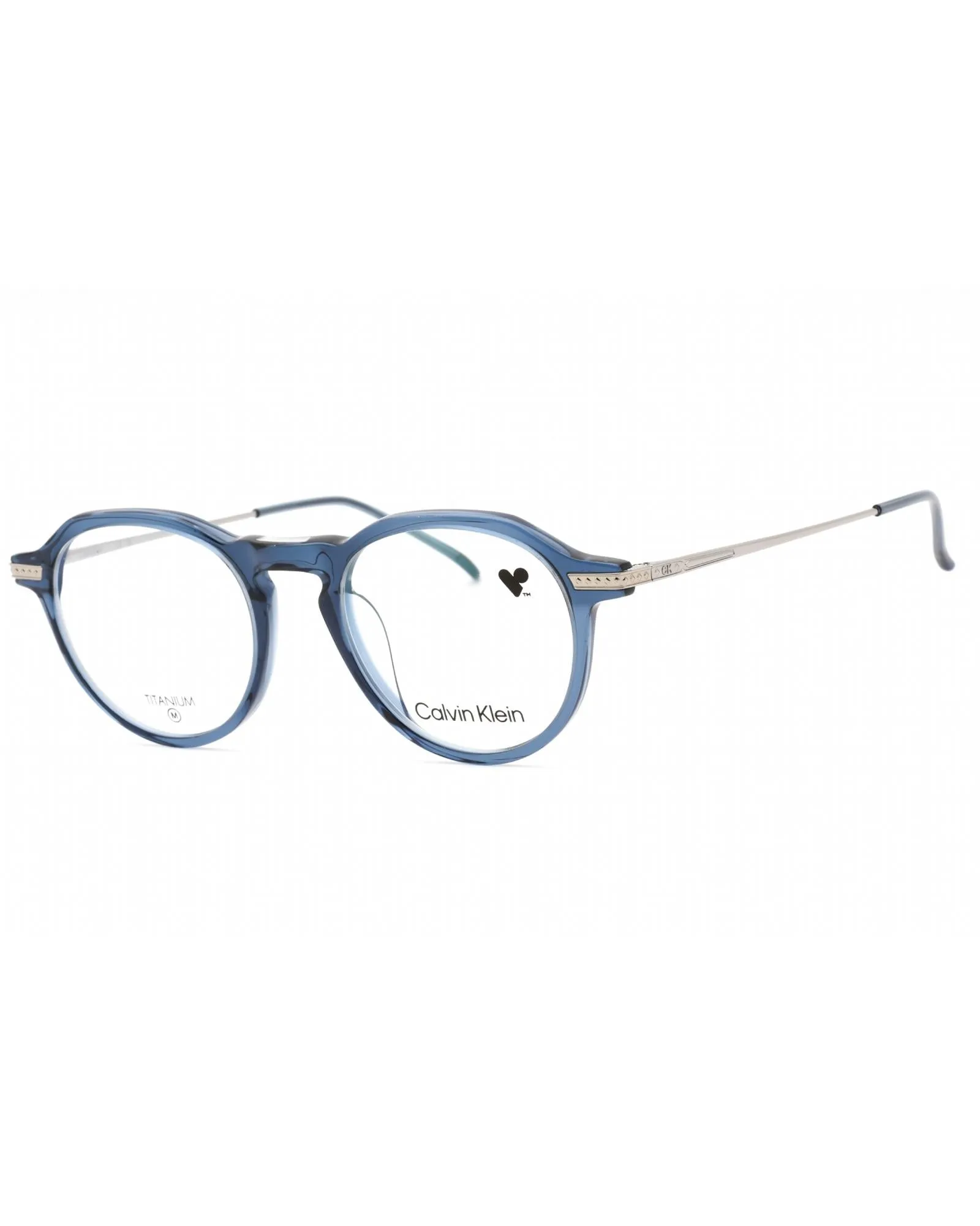 Calvin Klein  CK19531 Round Eyeglasses for Men - Blue