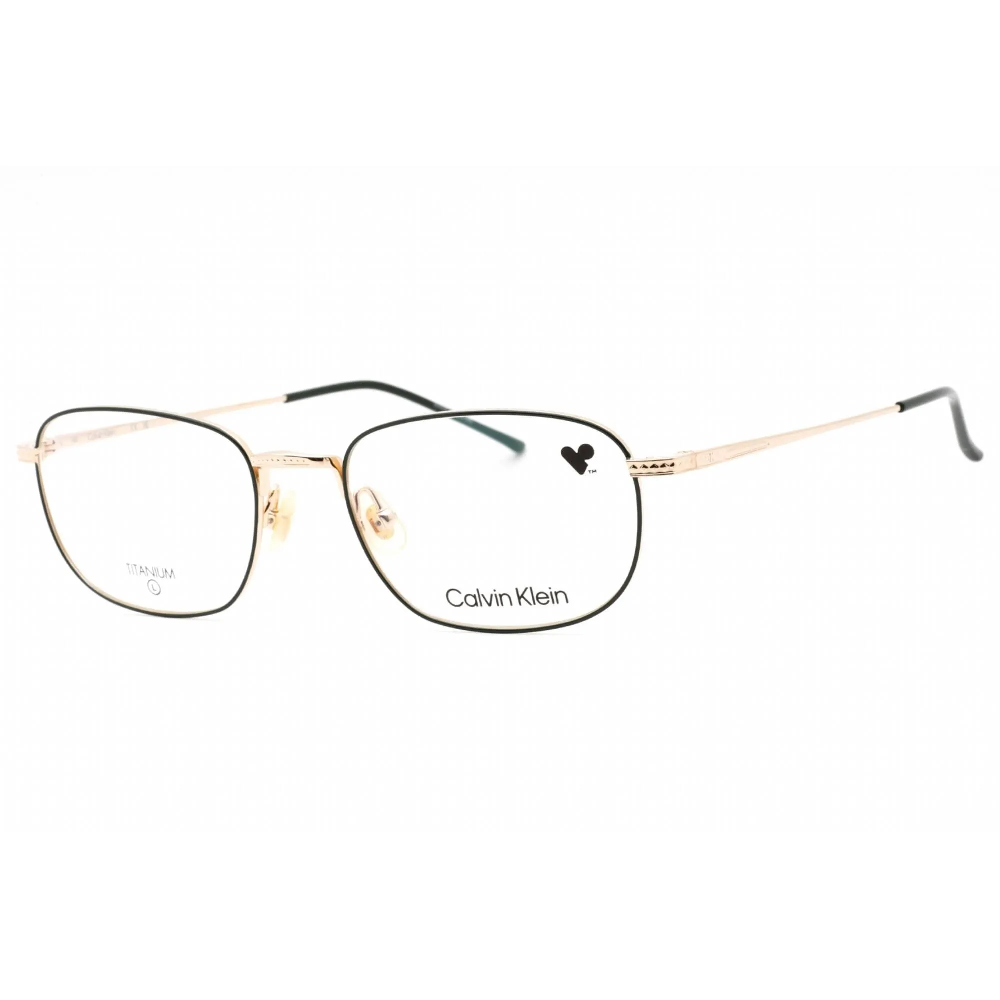 Calvin Klein Men's Eyeglasses - Green Titanium Full Rim Rectangular | CK23112T 330