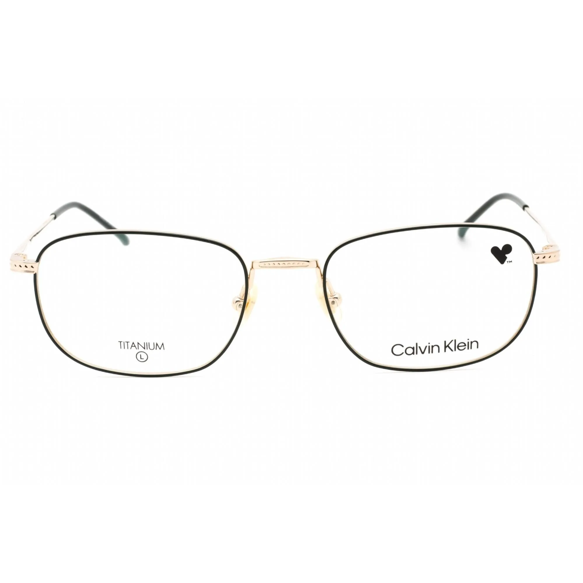 Calvin Klein Men's Eyeglasses - Green Titanium Full Rim Rectangular | CK23112T 330
