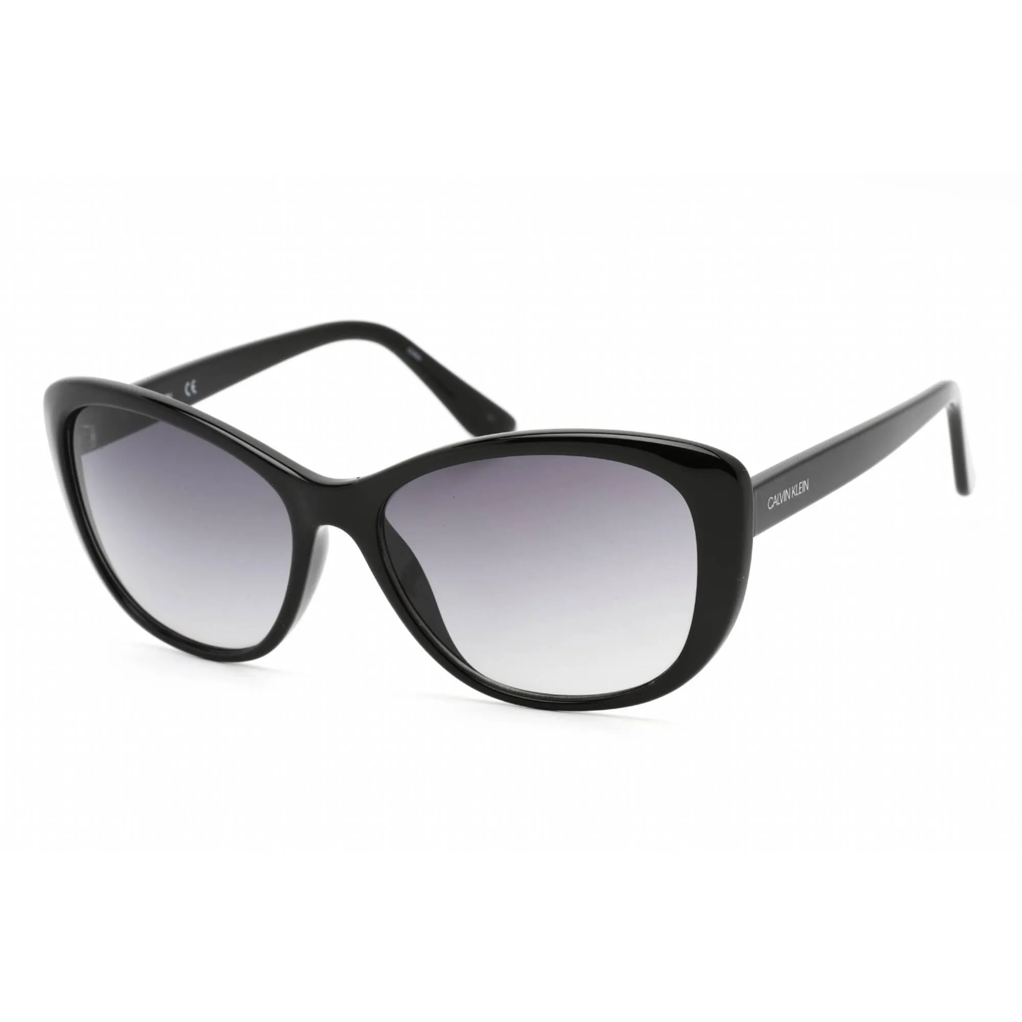 Calvin Klein Retail Women's Sunglasses - Black Plastic Cat Eye Shape | CK19560S 001