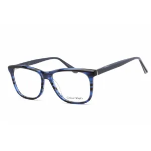 Calvin Klein Unisex Eyeglasses - Blue Horn Plastic Square Shape Frame | CK22507 420