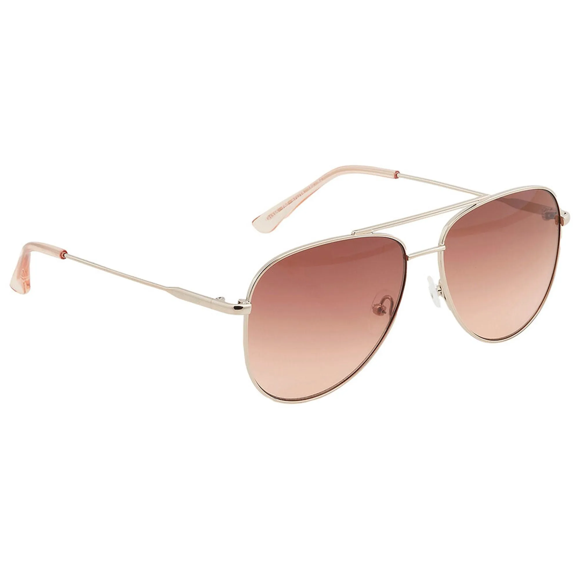 Calvin Klein Unisex Sunglasses - Full Rim Rose Gold Pilot Metal Frame | CK19133S 780