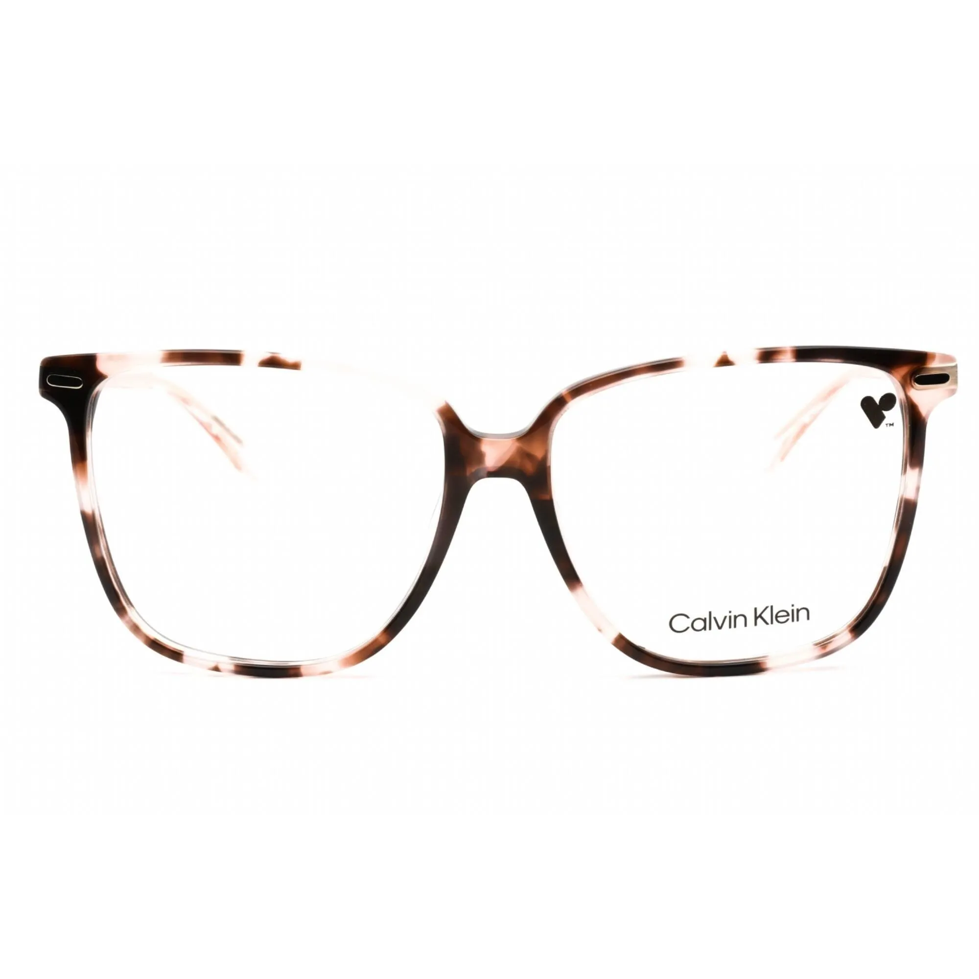 Calvin Klein Women's Eyeglasses - Rose Havana Plastic Rectangular Frame | CK22543 663