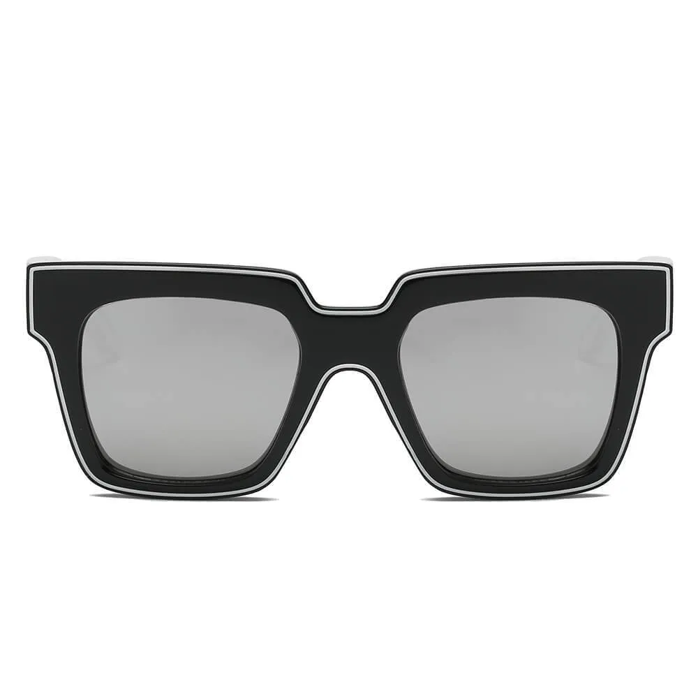 CAMDEN | S1068 - Women Retro Square Oversize Sunglasses