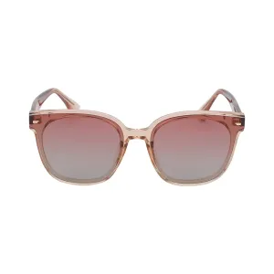 Carlton London-Premium-Women's-Transparent & Pink Toned Polarised and UV Protected Lens Cateye Sunglasses