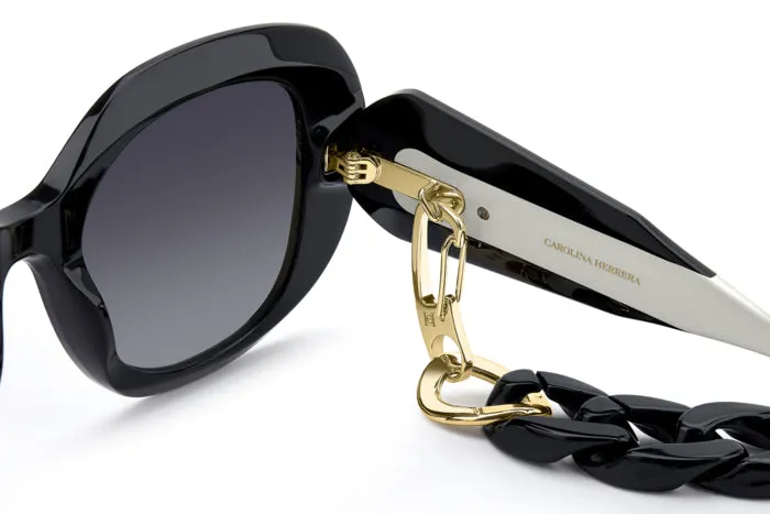 Carolina Herrera 0254 Black with Chain