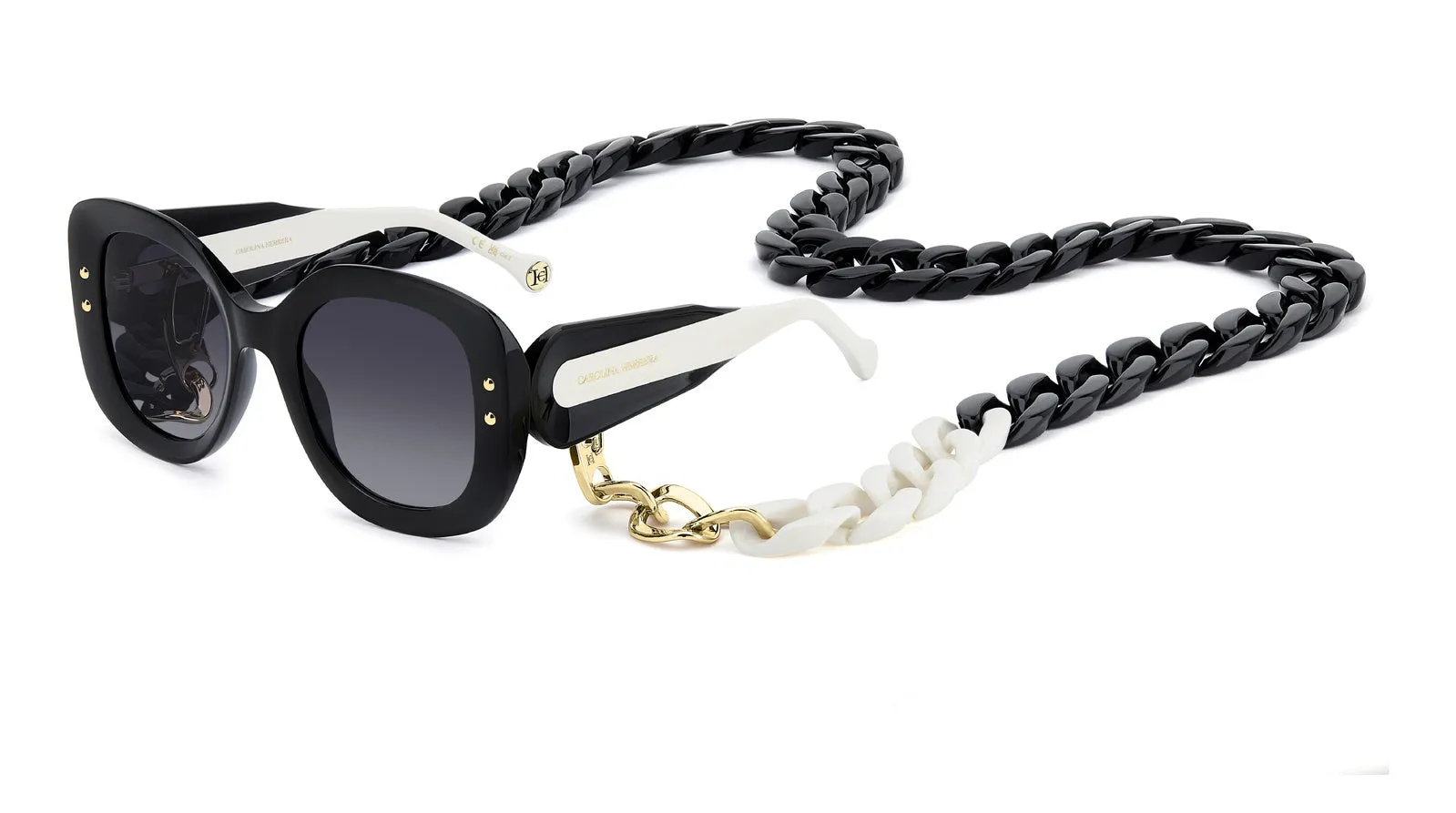 Carolina Herrera 0254 Black with Chain