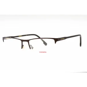Carrera Men's Eyeglasses - Brown Metal Rectangular Half Rim | CARRERA 243 009Q 00