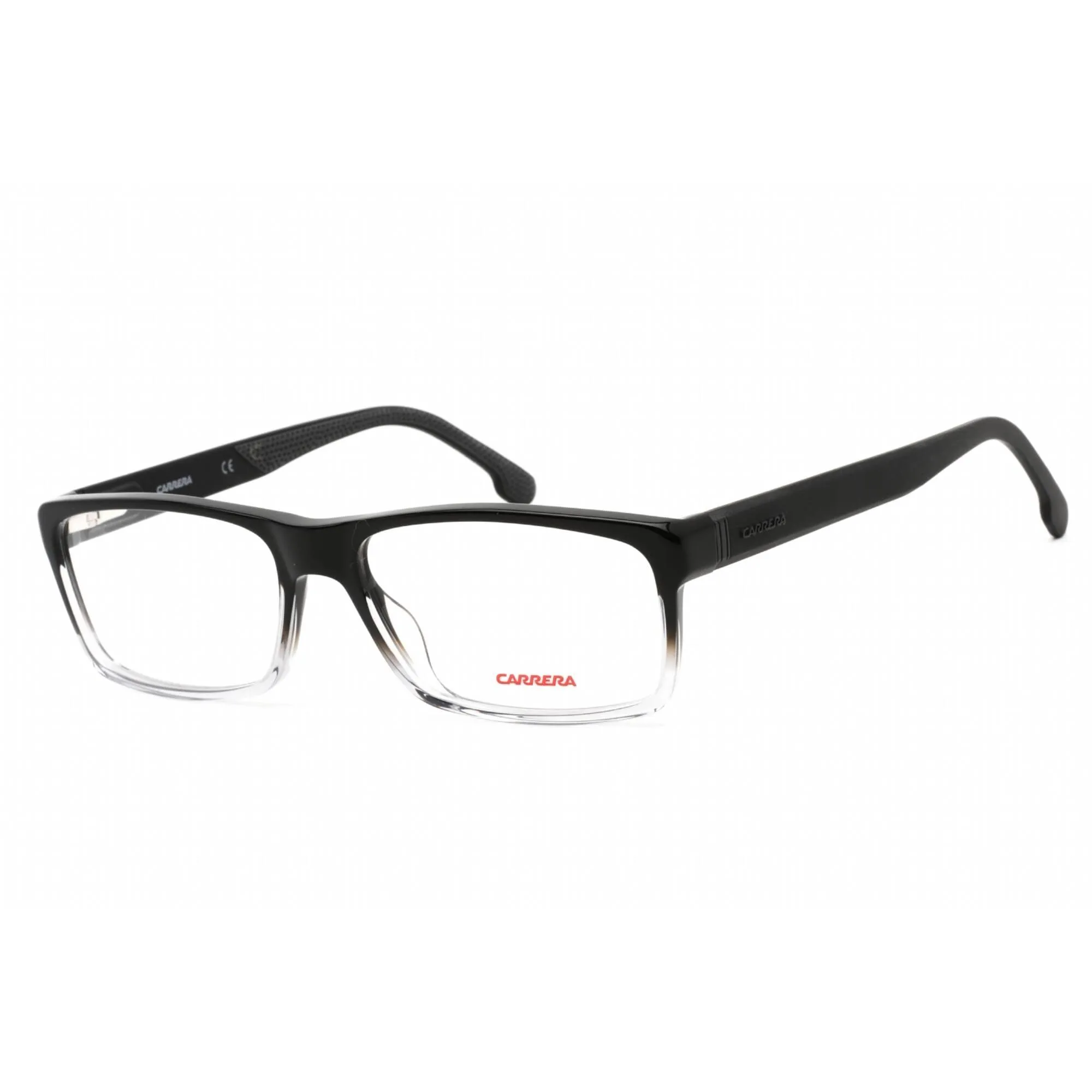 Carrera Unisex Eyeglasses - Black Grey Plastic Rectangular | CARRERA 8852 008A 00