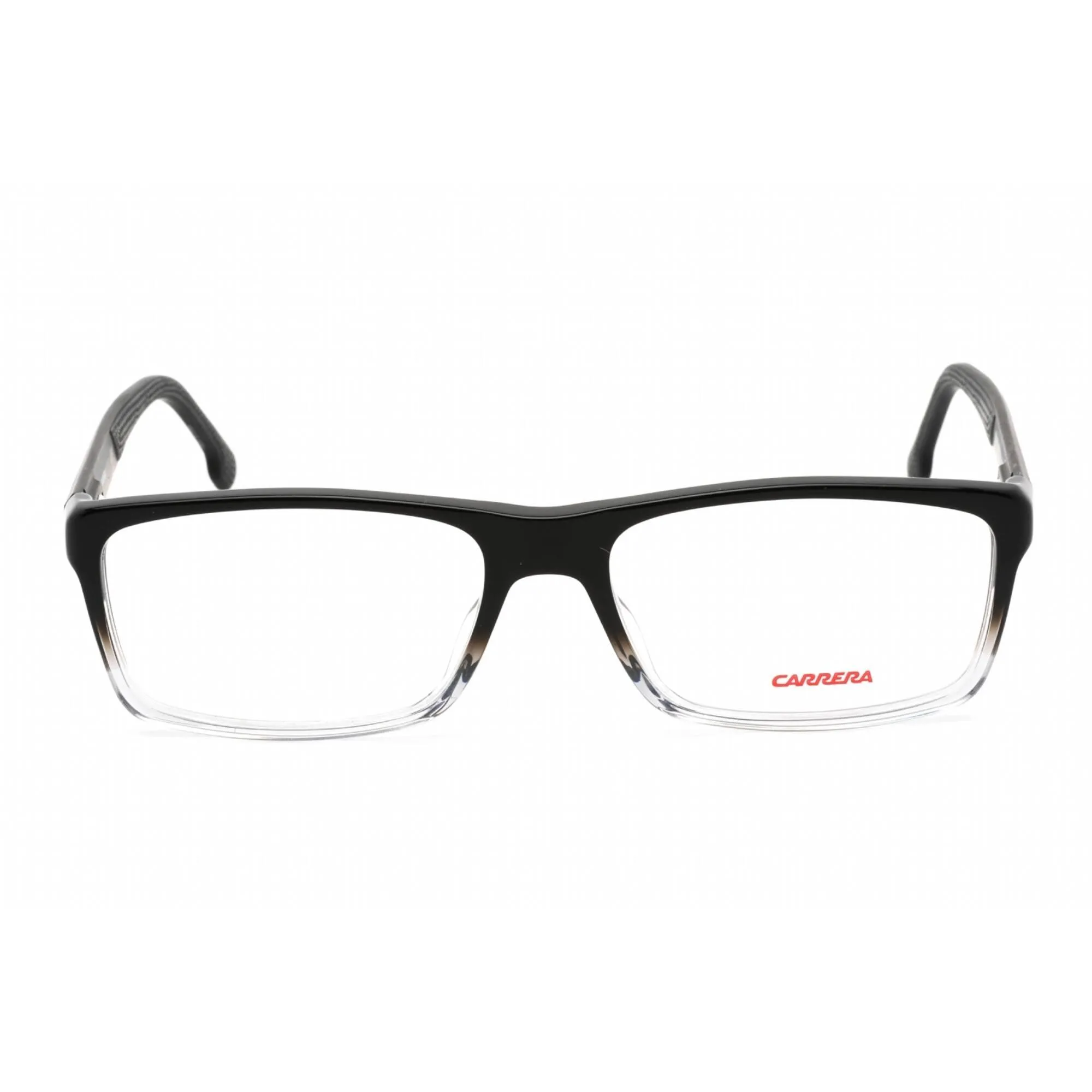 Carrera Unisex Eyeglasses - Black Grey Plastic Rectangular | CARRERA 8852 008A 00