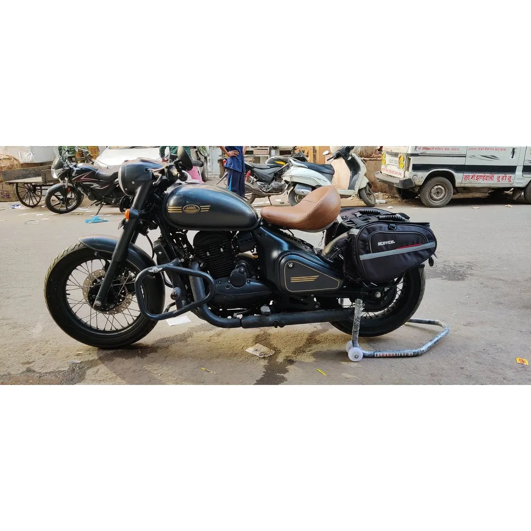 Carrier/stay and  Saddle Bags for Jawa Perak , Jawa 42 Bobber