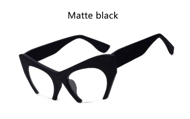 Cat Eye Anti Blue Light Myopia Glasses Women Anti Glare Short-Sighted Stylish Eyeglasses