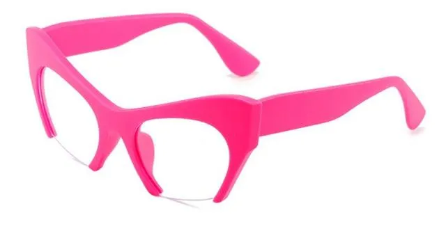 Cat Eye Anti Blue Light Myopia Glasses Women Anti Glare Short-Sighted Stylish Eyeglasses