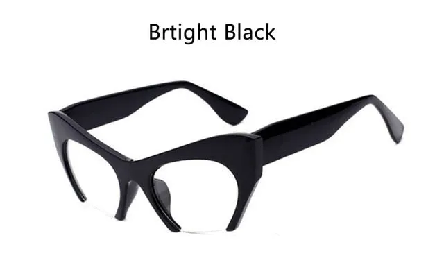 Cat Eye Anti Blue Light Myopia Glasses Women Anti Glare Short-Sighted Stylish Eyeglasses
