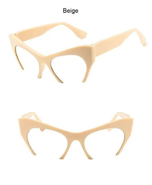 Cat Eye Anti Blue Light Myopia Glasses Women Anti Glare Short-Sighted Stylish Eyeglasses