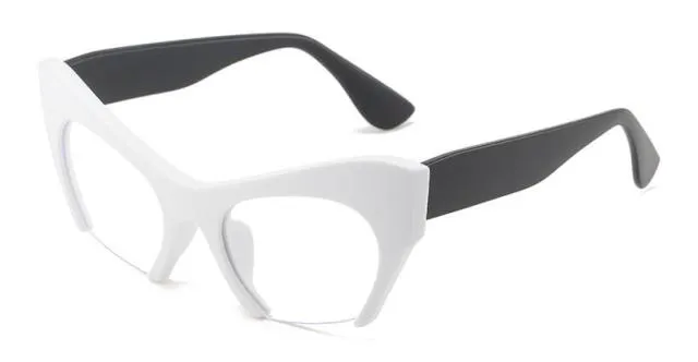 Cat Eye Anti Blue Light Myopia Glasses Women Anti Glare Short-Sighted Stylish Eyeglasses