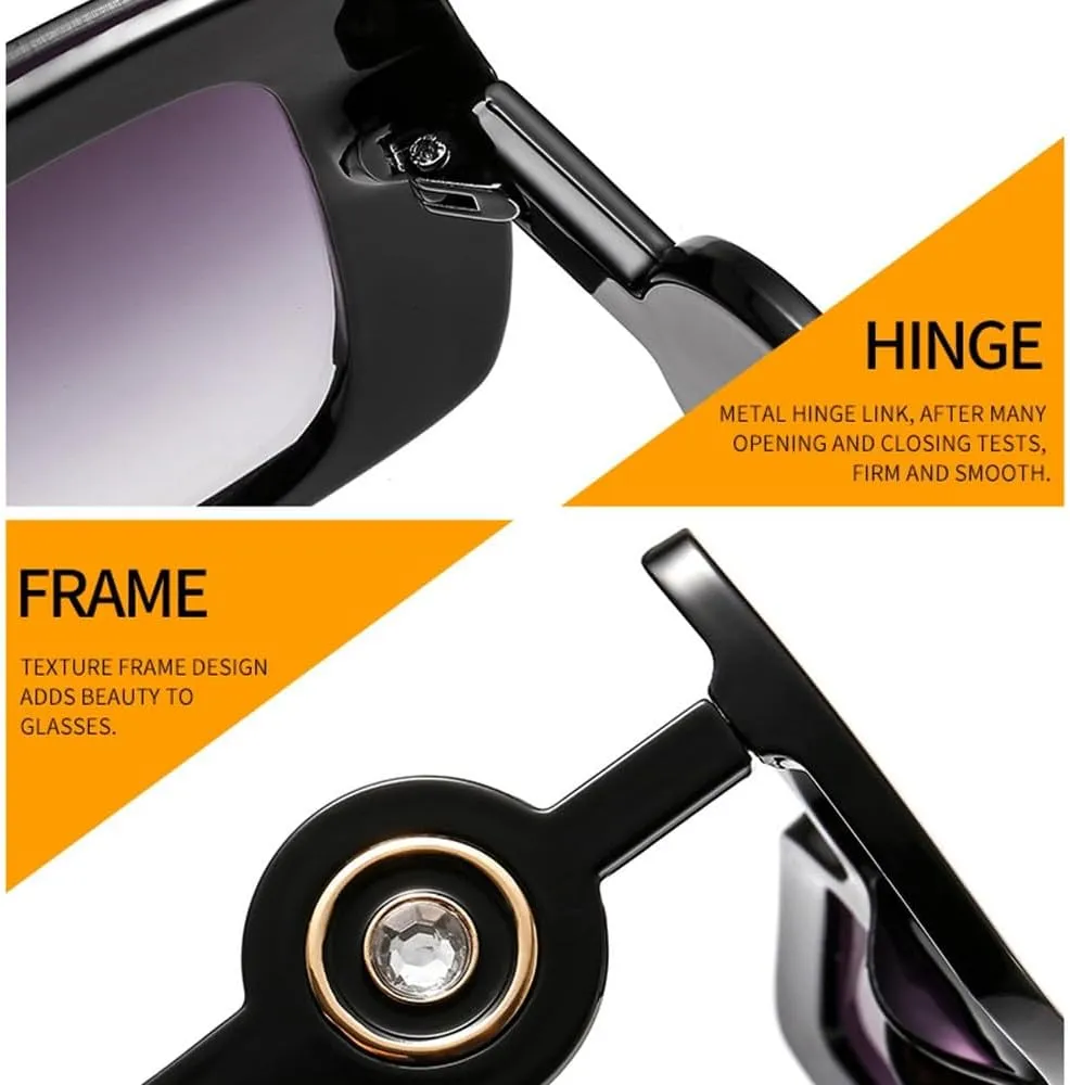 Cat Eye Diamond Luxury Sunglasses Men Women Fashion Shades UV400 Vintage Glasses