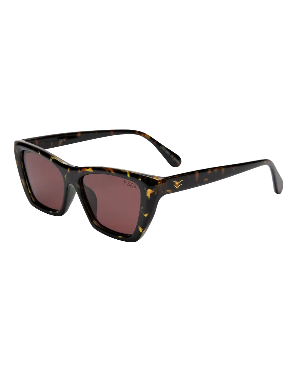 Cate Polarised Sunglasses in Tortoise & Plum