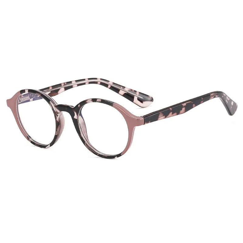 CCspace Unisex Children's Full Rim Round PC Plastic Eyeglasses 56544