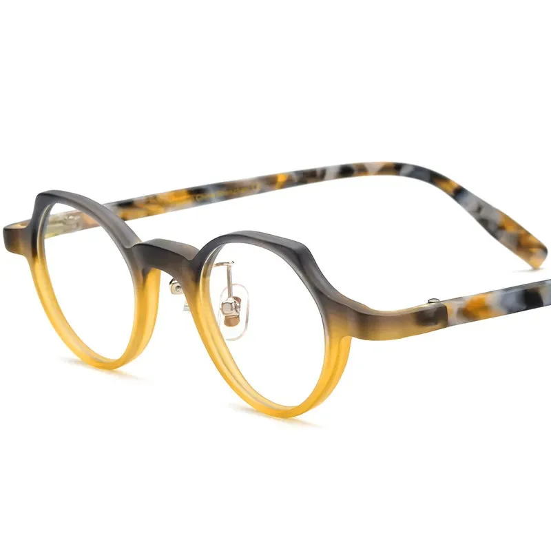 CCspace Unisex Full Rim Cat Eye Acetate Eyeglasses 56886