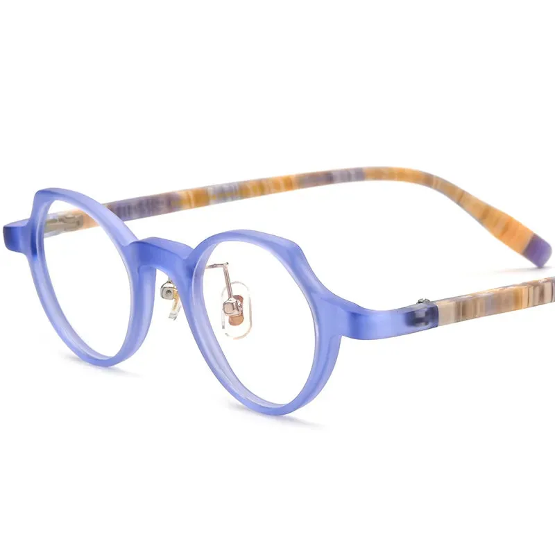 CCspace Unisex Full Rim Cat Eye Acetate Eyeglasses 56886